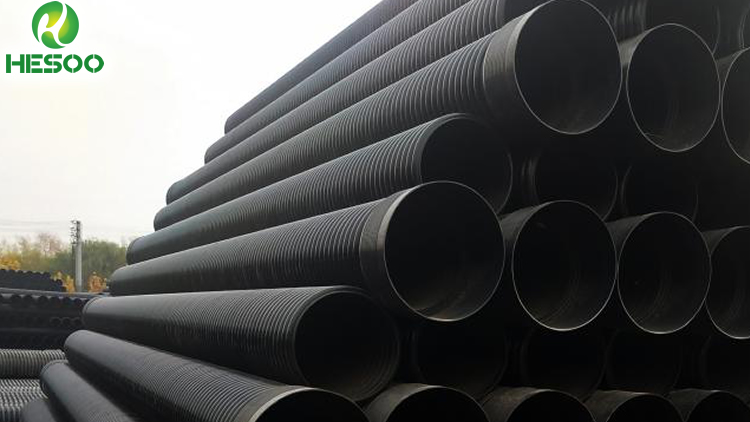 和塑HDPE雙壁波紋管排水管排污管通風管